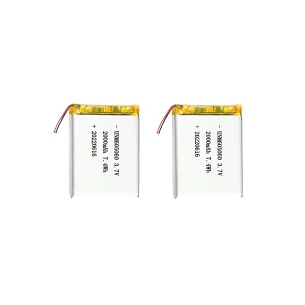 UNEMETECH 605060 2000mAh Полимерная литийная батарея 3.7V Прибор красоты Акумулятор