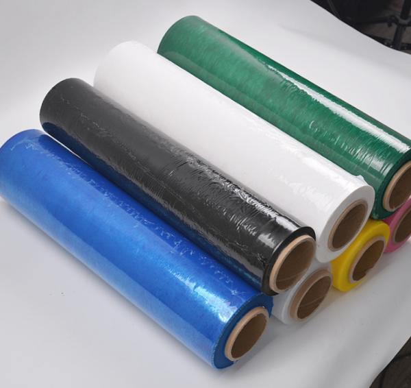 LLDPE PE Wrapping Film Colored Stretch Film 26mm-76mm Inner Core Diameter