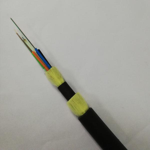 Span 50m ADSS Aerial Fiber Cable 6 8 Core 12 24 48 Core Outdoor Fiber Optic Cable