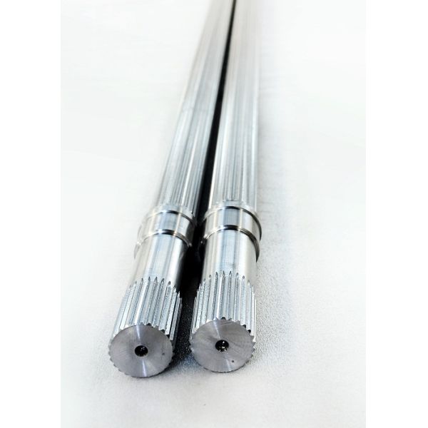 Customized Steel Screw Shaft , Cr - Mo Alloy Twin Screw Extruder Parts