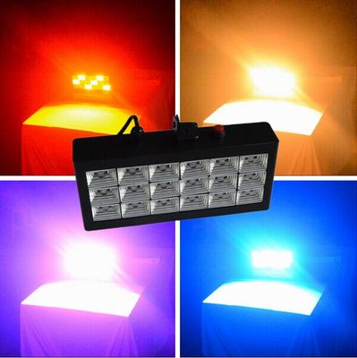 18PCS LED RGB Flash Club KTV Party Effect Light DJ Disco Light Mini Strobe Light