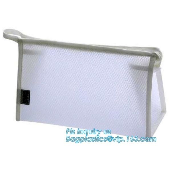 Travel Accessories Makeup Organizer Mesh Cosmetic Bag Makeup Pouch, Purse Size Cosmetic Bag, Pocket Daily Net Fabric Mak