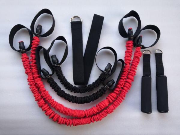 Gym Fitness Suspension Trainer Strap 200kgs Load For Strength Training