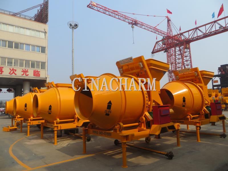 Машина конкретного смесителя JZC350 100L/Min электрическая непрерывная