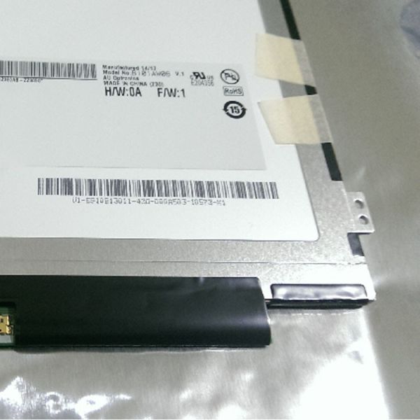 LVDS 40 Pin 10.1 Inch LCD Screen / LED Replacement Screen B101AW06 V 0 With 1024x600