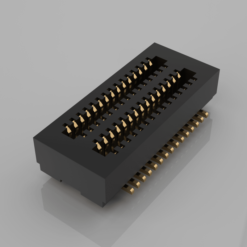 BTB 0.5mm Pitch Double Slot 20P 30P Board-to-Board Connector Male-Female Right-angle Connector for PCB Board