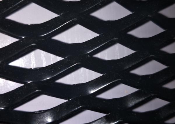 Wall Covering Decorative Expanded Metal Mesh Screen Panels 80mm Width Anodized