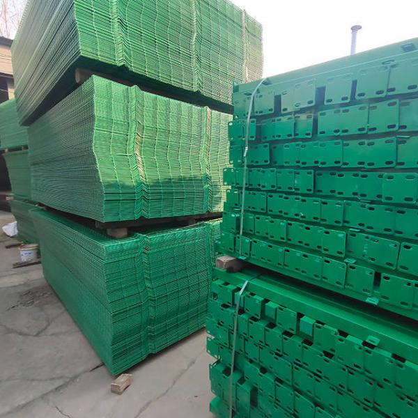 Stainless Steel PVC Guardrail Wire Mesh Fence Corrosion Resistance For Site Protection