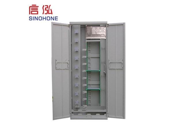 Fully Closed Fiber Distribution Cabinet , Fiber Optic Distribution Unit High Density