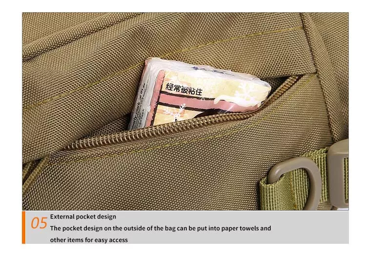 Ссадина Tearproof многофункциональной военной тактической сумки слинга анти-