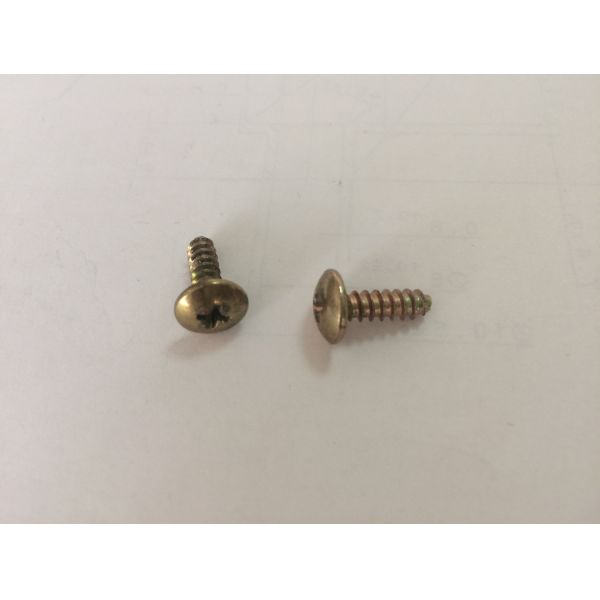 JIS Standard Alloy Steel Truss Head Phillips Screws Yellow Zinc Plated Truss Head Phillips Screw for Plastic