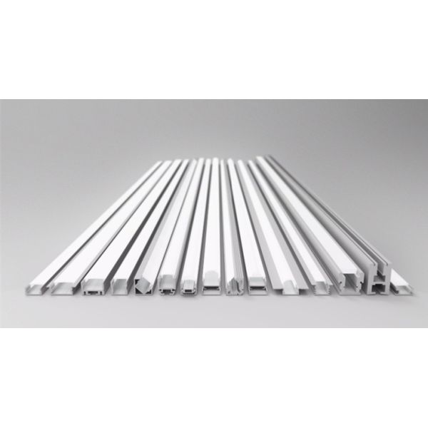 Anti UV Extrusion LED Aluminum Profile , Waterproof Aluminium Strip Light Channel 