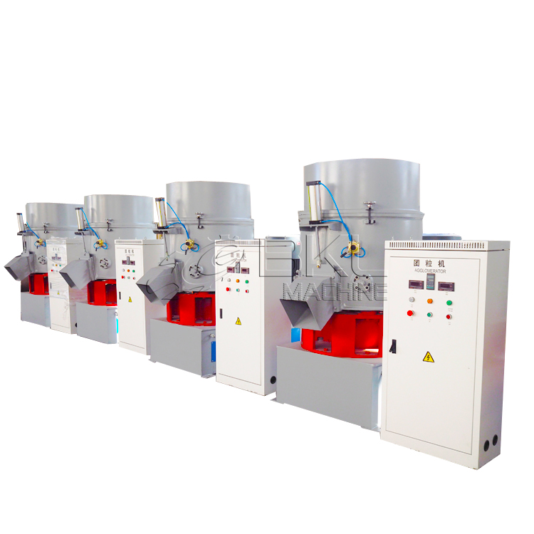 Машинное оборудование PVC PP машины Agglomerator фильма HDPE пластиковое вспомогательное