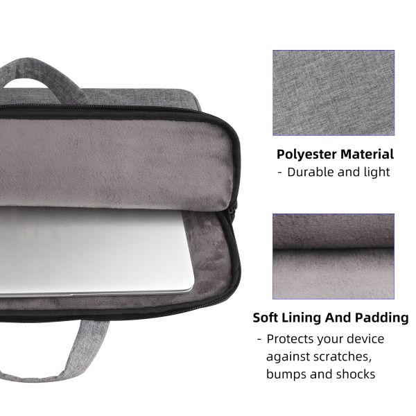 Poliéster EVA Waterproof Shockproof Laptop Case para o Macbook Air 13 polegadas