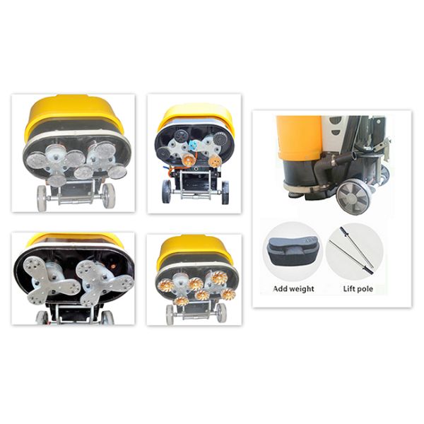 Пола гранита одиночной фазы 5.5ХП машина многофункционального полируя