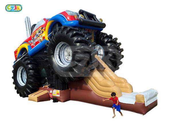 Large Monster Truck Inflatable Jumping Bouncy Castle For Kids And Adults