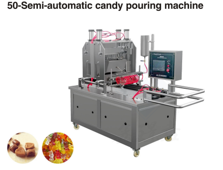 Multifunctional Hard Sugar Candy Machine for Making Rainbow Lollipop and Gummy Candy