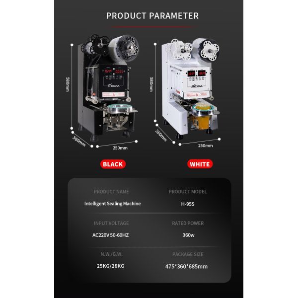 Fully Automatic Electric Plastic Cup Lid Sealer Machine With Paper PP Film