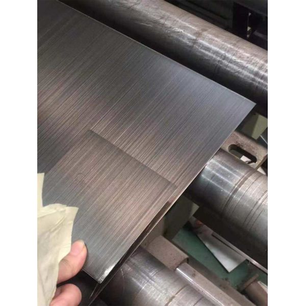 Color Brushed Stainless Steel Plate Cold Rolled