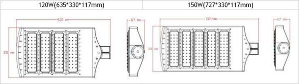 2700K - 6500K Municipal Street Lights , 90w Led Street Light 140lm / W