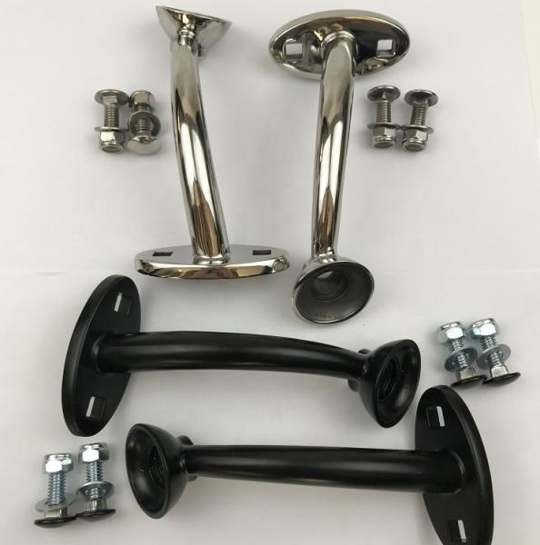 Universal Highboy Fenderless Hot Rod Headlight Mount Black Steel Construction for Universal Car Fitment OE NO. Standard