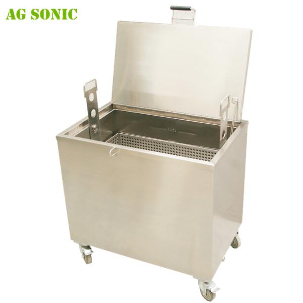 O aço carbono SÔNICO do AG aquecido embebe o tanque para a limpeza do equipamento da cozinha com o aquecimento