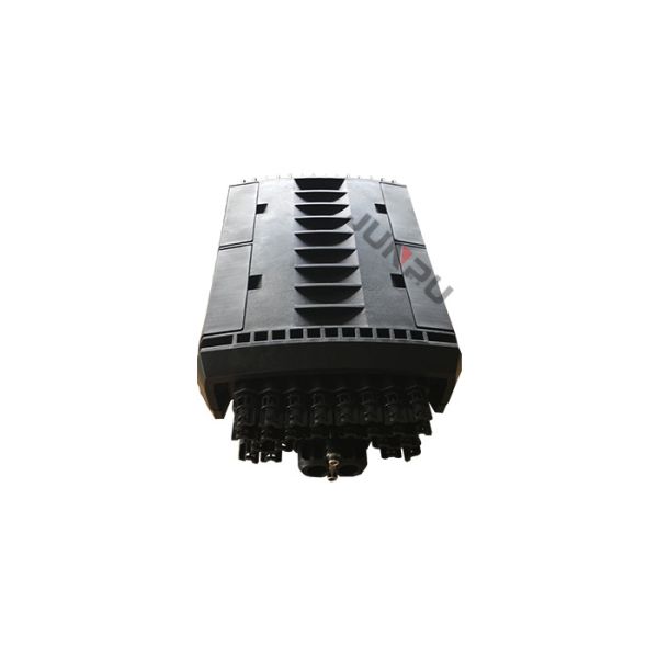 FTTH Fiber Optic Drop Cable 96 Core Fiber Optic Splice Black Closure Joint Box  PP+GF