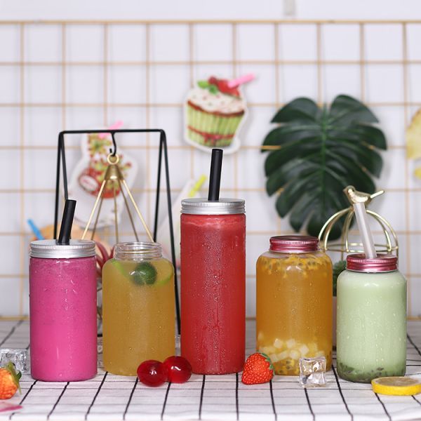 1000ml Leak-proof Milk Tea Bottles Square and Round Containers Designed for Large Scale Beverage Distribution