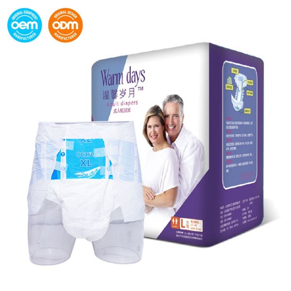 Adult Diapers With Tabs Fully Protective Incontinence Briefs For Women Or Men