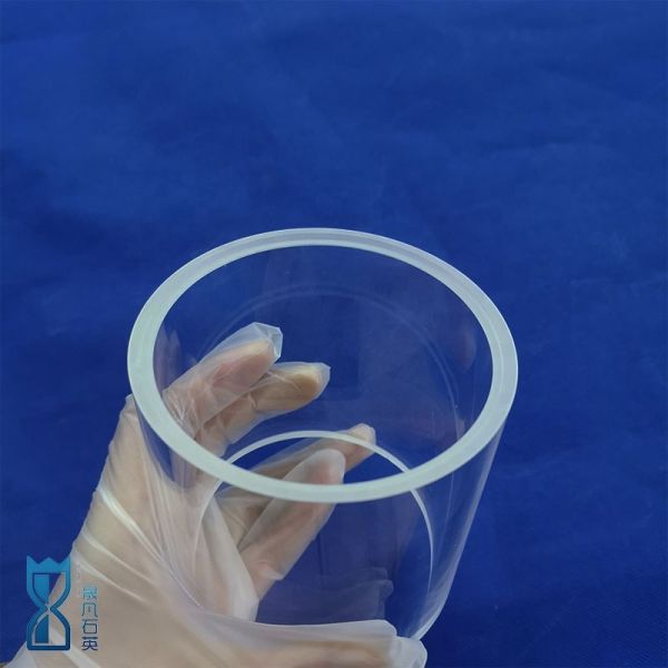 Customized High Purity Transparent Polished Clear Glass Tube Furnace