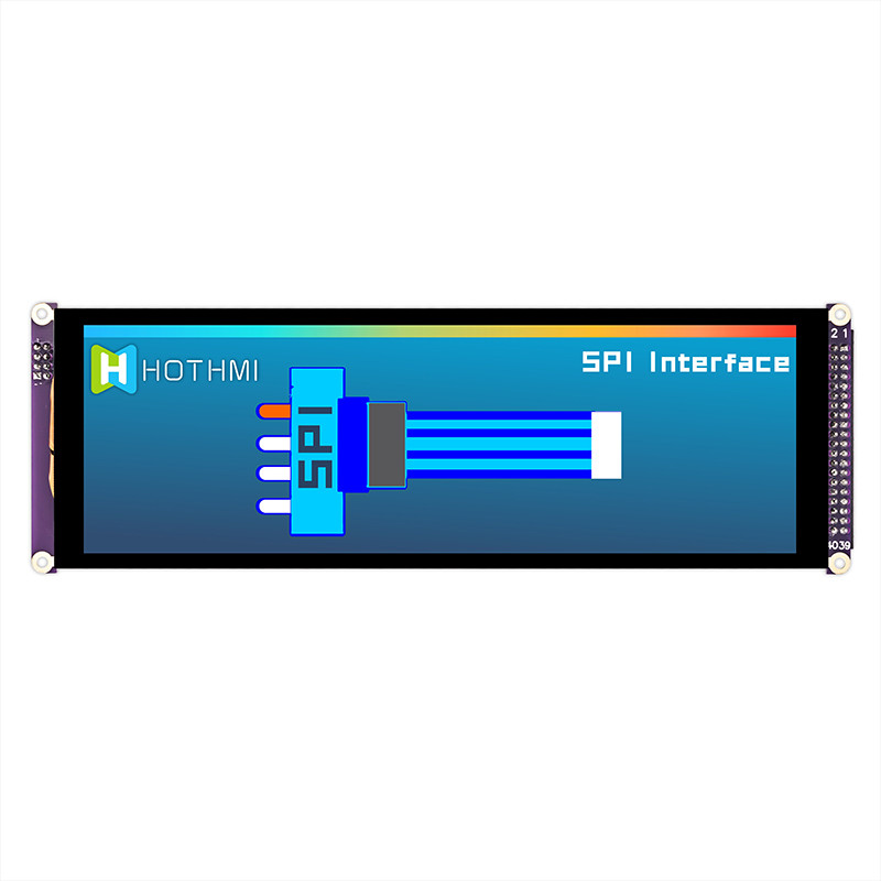 7,84 дисплей 1280x400 MCU IPS TFT LCD касания стиля Адвокатуры дюйма емкостный для монитора автомобиля
