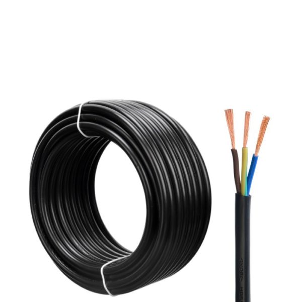 Industrial H05vv f 3g1h05vv f 3x2 5 Electrical Copper Cables for House Wiring 1.5mm 2.5mm2 PVC Jacket