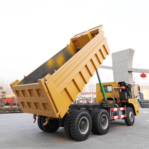 Closed Cabin 6*4 Underground Dump Truck 35 Tons With YC6MK375-T300 Engine