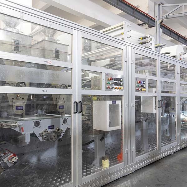 Womeng Intelligent Equipment Full Servo Sanitary Napkin Production Line with CE