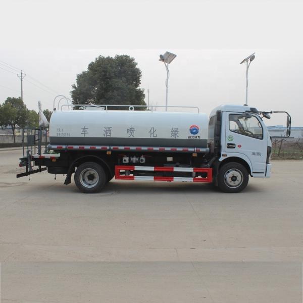 White 7000-9000 Liters Water tank Truck  Spraying  Truck 	water Bowser Truck