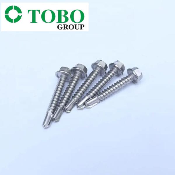 Din 6926 Din6921 Din6923 M12 M10 M9 M8 M6 M4 M3 Stainless Steel 29x19 Hex Flange Head Self Drilling Screw S