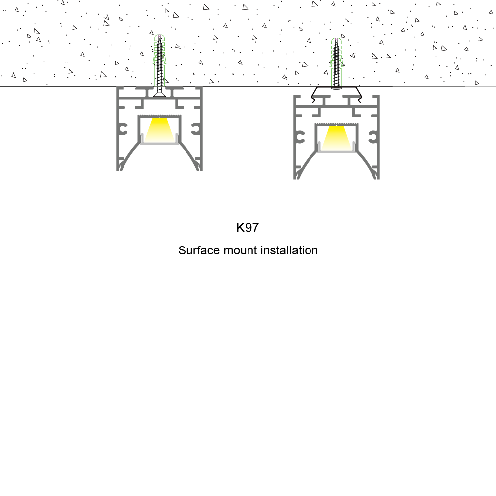 6063 T5 LED Aluminum Profile with High-Heat Dissipation and Customized Length for LED Strip Channel