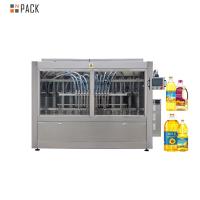 Automático de acero inoxidable 304/316 Servo motor de pistón bomba de aceite de palma de llenado y sellador de la máquina