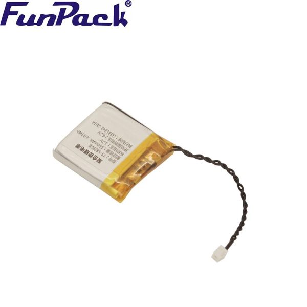 3,7 litio recargable Ion Polymer Battery Pack de V 550mAh para los aparatos médicos