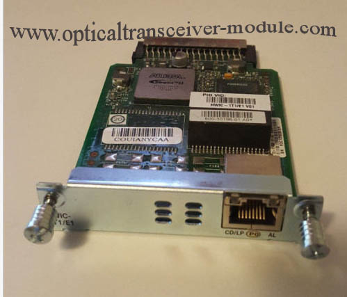 Карта интерфейса модуля переключателя порта HWIC серийная Cisco HWIC-1T 1 высокоскоростная БОЛЕЗНЕННАЯ