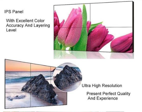 Interactive Mirror Lcd Video Wall Controller 2x2 for 55