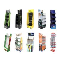 Présentoir de sol personnalisé en carton, présentoir en carton ondulé, présentoir en carton