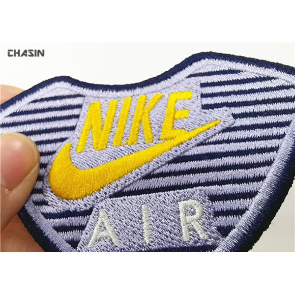 OEM / ODM Embroidery Shoes Brand Name Sew On Patches And High Quality