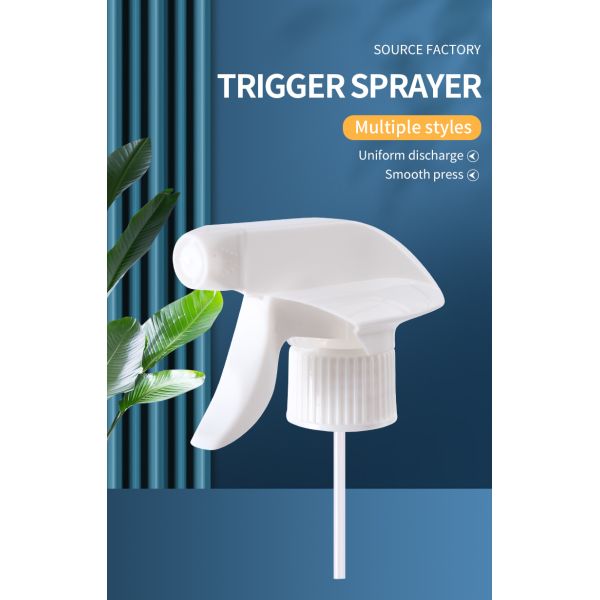 28/410 28/415 Trigger Sprayer Ribbed Closure Pump for Bottle Spray Custom Design