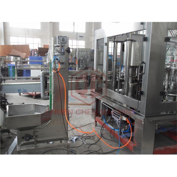 2000BPH Small Capacity Hot Juice Filling Machine / Energy Drink 3 In 1 Bottle Filling Machine