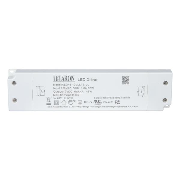 Mini Power Supply 48W IP44 Letaron LED Driver For Mirror Lamp