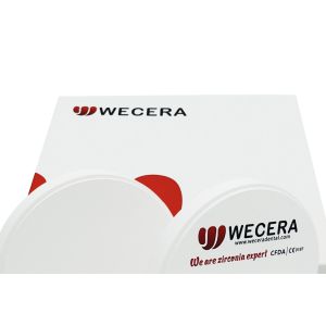 Zirconia 1200 MPA 57% супер высокий просвечивающий преграждает 3D разнослоистое A3 D98*18mm