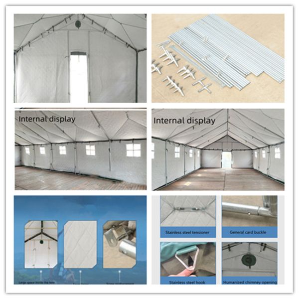 Military Adventure Rescue 20 People Tent Three Layer UV Resistant