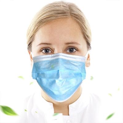 Earloop descartável azul proteção do vírus da máscara protetora a anti para o serviço de alimentação
