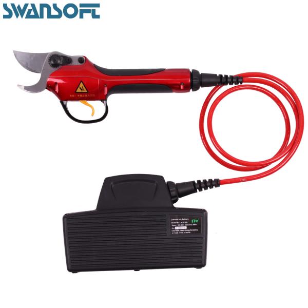 Electric scissors garden electric pruner battery powered pruner long handle pruning shears